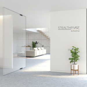 Bản lề trục giữa, trục lệch Stealthpivot